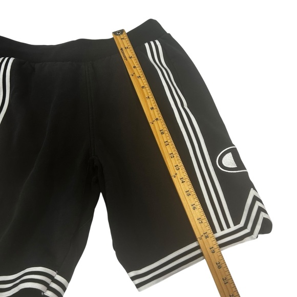 Champion reverse Weave shorts mens Size medium black white retro sporty casual - Picture 11 of 16